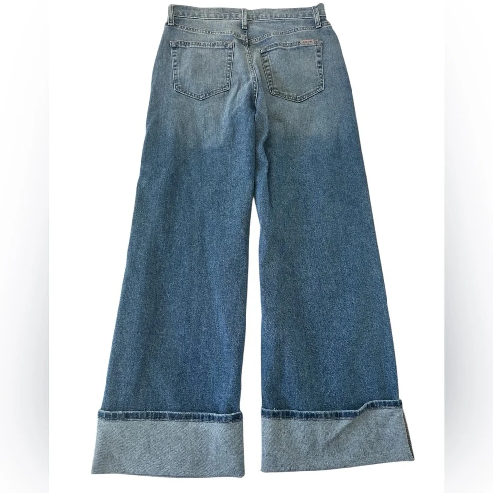 Joe’s Jeans Cuffed High Waist Wide Leg Jeans - Picture 8 of 14